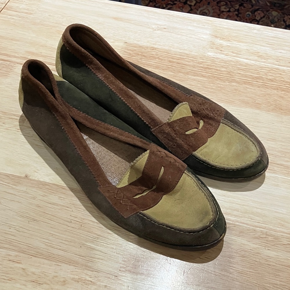 Vintage Browns patchwork loafers size 8.5
